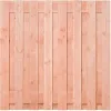 Tuinscherm Douglas 17 planks 180x180 cm BxH | Fijnbezaagd | Verticaal | Recht