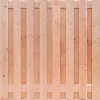 Tuinscherm Douglas 17 planks 180x180 cm BxH | Geschaafd | Verticaal | Recht