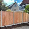 Tuinscherm Douglas 21 planks 180x180 cm BxH | Geschaafd | Verticaal | Recht