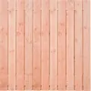 Tuinscherm Douglas 23 planks 180x180 cm BxH | Fijnbezaagd | Verticaal | Recht