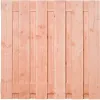 Tuinscherm Douglas XL | 13 planks 180x180 cm BxH | Fijnbezaagd | Verticaal | Recht