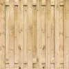 Tuinscherm Grenen 17 planks 180x180 cm BxH | Geschaafd | Verticaal | Recht