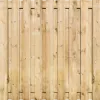 Tuinscherm Grenen 19 planks 180x180 cm BxH | Geschaafd | Verticaal | Recht
