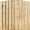 Tuinscherm Grenen 21 planks 180x180 cm BxH | Toog | Verticaal | Geschaafd