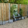 Tuinscherm Grenen Schaaldelen 180x180 cm BxH | Verticaal | Recht