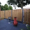 Tuinscherm Grenen Schaaldelen 180x180 cm BxH | Verticaal | Recht