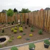 Tuinscherm Grenen Schaaldelen 180x180 cm BxH | Verticaal | Recht