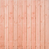 Tuinscherm Douglas 23 planks | Fijnbezaagd | Verticaal | Recht