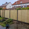 Tuinscherm Vuren Rhombus open | 37 planks 180x180 cm BxH | Geschaafd | Verticaal | Recht