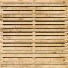 Tuinscherm Vuren Rhombus open | 37 planks | Geschaafd | Horizontaal