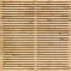 Tuinscherm Vuren Rhombus open | 59 planks | Geschaafd | Horizontaal