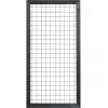 Zwart Grenen Gaastrellis | 90x180cm | Maas 7,5x7,5 cm