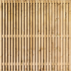 Tuinscherm Vuren Rhombus open | 51 planks | Geschaafd | Verticaal | Recht