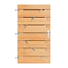 Keruing Horizontale Tuinpoort 100x180 cm | 16x145 mm | 17-planks model