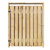 Grenen Tuinpoort 150x180 cm | Stalen frame met slotkast | Verstelbaar | 16x140 mm