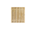 Grenen Tuinpoort 160x180 cm | Stalen frame met slotkast | Verstelbaar | 16x140 mm