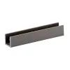 Aluminium Premium U-lijst Grey