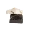 Paalmutst beton t.b.v. hoek paal wit 11.5x11.5cm