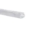 Betonpaal bol granietmotief Wit 10x10x275cm tussen sponning 74cm met bol en lichtleiding