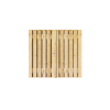 Grenen Dubbele Poort 200x195 cm | 2x Stalen frame 100cm met slotkast | Verstelbaar