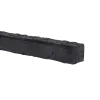 Betonpaal Vlak Granietmotief antraciet 10x10x275cm tussen sponning 74cm