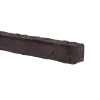 Betonpaal Vlak Granietmotief Bruin 10x10x275cm eind sponning 74cm met lichtleiding