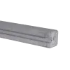 Betonschuttingpaal Stampgrijs 13x13x365cm eindsp. 288cm