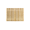 Grenen Dubbele Poort 240x195 cm | 2x Stalen frame 120cm met slotkast | Verstelbaar