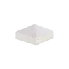 Paalmutst beton zonder uitsparing wit 11.5x11.5cm