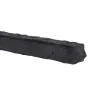 Betonpaal Punt granietmotief Antraciet 10x10x275cm eind sponning 74cm met diamantkop