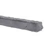 Betonpaal Punt Granietmotief Stampgrijs 10x10x275cm eind sponning 74cm met punt