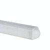 Betonpaal bol glad Wit 10x10x320cm hoek sponning 108cm
