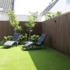 Composiet Rhombus Verticaal - Dark Brown - Enkelzijdig - Tuinwand schutting