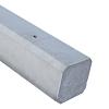 Betonpaal Vlak Glad Stampgrijs 10x10x310cm eind sponning 54cm