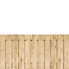Tuinscherm Grenen 23 planks 90x180 cm BxH | Geschaafd | Verticaal | Recht
