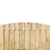Tuinscherm Grenen 21 planks 90x180 cm BxH | Geschaafd | Verticaal | Toog