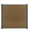 Composiet Tuinscherm - Rhombus Teak 180x180 cm