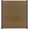 Comfort Composiet Tuinscherm - Horizontaal - Rhombus Teak 200x180 cm