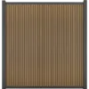 Comfort Composiet Schutting - Rhombus Teak - Verticaal