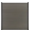 Composiet Schutting - Dark Grey - Horizontaal