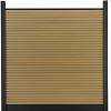 Composiet Premium Tuinscherm - Rhombus Teak - 185cm - Horizontaal