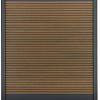 Composiet Premium Tuinscherm - Rhombus Tropical Brown - 185cm - Horizontaal