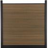 Composiet Premium Tuinscherm - Rhombus Tropical Brown - 185cm - Horizontaal