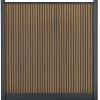 Composiet Premium Tuinscherm - Rhombus Tropical Brown - Verticaal