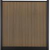 Composiet Premium Tuinscherm - Rhombus Tropical Brown - Verticaal
