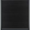 Composiet Premium Tuinscherm - Rhombus Solid Black - 185cm - Horizontaal