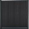 Composiet Premium Tuinscherm - Natural Solid Black - 185cm - Verticaal