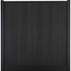 Composiet Premium Tuinscherm - Natural Solid Black - 185cm - Verticaal