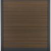 Composiet Premium Tuinscherm - Natural Savanna Brown - Horizontaal