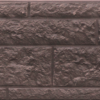 Dubbele Betonplaat Rotsmotief dubbelzijdig Bruin 184x36x4.8cm